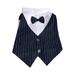 Pet Suit Bowtie Short Sleeve Cat Outfit Dog Wedding Suit Formal Shirt for Small Dogs