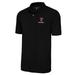 Men's Antigua Black Texas Tech Red Raiders Basketball Legacy Pique Polo