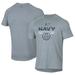 Men's Under Armour Gray Navy Midshipmen Wrestling Icon Tech T-Shirt