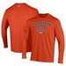 Men's Under Armour Orange Auburn Tigers Soccer Arch Over Performance Long Sleeve T-Shirt