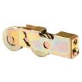 Prime-Line Products D 1858 Sliding Door Tandem Roller Assembly with 1-1/4-Inch Steel Ball Bearing Yellow zinc