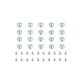 Uxcell Pearl Rivet Studs Kit 8mm Pearl Rivets Faux Pearls Rivets Gray 50 Set