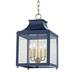 Mitzi H259704s Leigh 4 Light 11-1/2 Wide Pendant - Blue