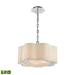 -Modern/Contemporary Style W/ Luxe/Glam Inspirations-Metal 9.5W 3 Led Drum Pendant-7 inches Tall 18 inches Wide Bailey Street Home 2499-Bel-3335276