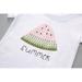 JDEFEG Set for Baby Girls Watermelon Baby Print Outfits Kids Letter Toddler Clothes + Tops Girl Set Shorts Girls Outfits&Set Sister Rompers Matching Cotton Blend Green 100