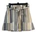 American Eagle Outfitters Skirts | American Eagle Linen Blend Paper Bag Skirt Size S Pocket Lined Waist Tie Belt | Color: Cream/Green | Size: S