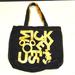 Disney Bags | Disney Parks Black & Gold Glitter, Sparkle Mickey Mouse Tote Bag | Color: Black | Size: Os