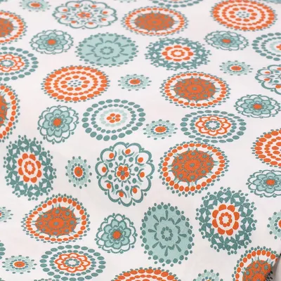 Baumwollstoff Mandala Mona, weiß-color Image