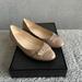 Nine West Shoes | Nine West Women 9.5m Shoes Color - Cream And Gold | Color: Cream/Gold | Size: 9.5