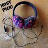 American Eagle Outfitters Headphones | American Eagle Headset Earmuffs *Great Headset!*Mic! *Lightly Used! *Super Cute! | Color: Gray/Pink | Size: Os