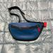 Coach Bags | Nwot Amazing Mens Blue, Black, And Red Leather Fanny Pack. Retail $320 | Color: Black/Blue | Size: Os