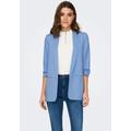 Kurzblazer ONLY "ONLELLY 3/4 LIFE BLAZER TLR NOOS" Gr. 36 (S), blau (provence) Damen Blazer