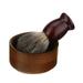 WNG Brush Men Classic 2Pcs/Set Mug Shave Shaving Tool Wood Bowl