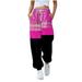 YDKZYMD Extra Tall Womens Sweatpants Hot Pink Lounge with Pockets Baggy Pants Casual Petite Tie Dye Womens Wide Leg Sweatpants Cinch Bottom Drawstring Plaid Elastic Waist Jogger Pants