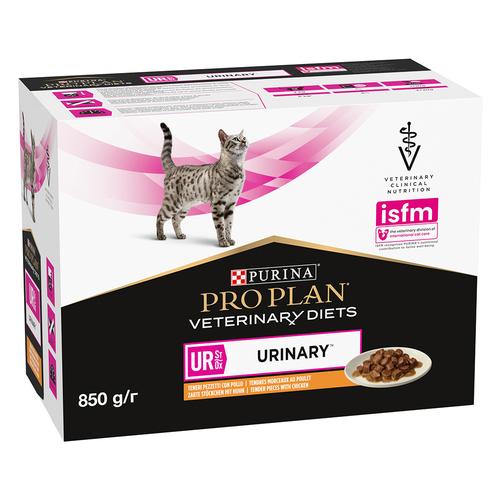10x 85g PRO PLAN Veterinary Diets Feline UR ST/OX - Urinary Huhn PURINA Katzenfutter nass