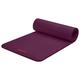 Retrospec Solana Yoga Mat 1/2" Thick w/Nylon Strap for Men & Women - Non Slip Excercise Mat for Yoga, Pilates, Stretching, Floor & Fitness Workouts, Boysenberry