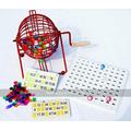 Masters Traditional Games Home Bingo Set - Metal Bingo Cage, 90 Balls, Tickets, Tray And Markers - Fun Home Party Bingo Game - 10 players - Tombola Set