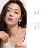 Boucles d'oreilles géométriques en forme de clé pour femmes Gianna Jaguar TV drame coréen Quan