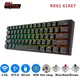 RK ROYAL KLUDGE-Clavier mécanique sans fil Bluetooth Leic-mode BTpig 2.4G USB 60% 61 prédire