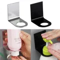 Étagère murale pour bouteilles de shampoing support en métal cintre pour liquide accessoires de