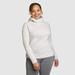 Eddie Bauer Women's Outpace Flex Fleece Pullover Hoodie - Cement - Size XL