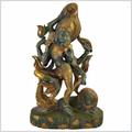 Ardhanarishvara (Shiva & Parvati) grüngold 42,5cm 7,8kg