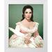 Hollywood Photo Archive 12x14 White Modern Wood Framed Museum Art Print Titled - Elizabeth Taylor