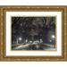 Frank Assaf 24x19 Gold Ornate Wood Framed with Double Matting Museum Art Print Titled - Central park with Manhattan skyline New York