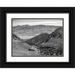 Adams Ansel 14x11 Black Ornate Wood Framed with Double Matting Museum Art Print Titled - Owens Valley from Sawmill Pass Kings River Canyon proposed as a national park California 1936