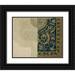 Baxter Mill Archive 24x20 Black Ornate Wood Framed with Double Matting Museum Art Print Titled - Vintage Design Sketch II