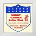 Retrorollers 20x20 White Modern Wood Framed Museum Art Print Titled - Merry Garden Roller Rink