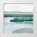 Isabelle Z 26x26 White Modern Wood Framed Museum Art Print Titled - Slide Away III