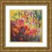 Fagan Dorothy 12x12 Gold Ornate Wood Framed with Double Matting Museum Art Print Titled - Blooming Heart II