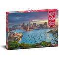 CherryPazzi Sydney Skyline 1000 Piece Jigsaw Puzzle - Premium HD Printing with Vivid Colors for Adults and Teens Modern Art Unique Gift Challenging 1000 Pieces Puzzles 27.6 x 19.7