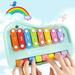 Kayannuo Valentine s Day Clearance 2 In 1 Baby Piano Xylophone Toy For Toddlers 1-3 Years Old 8 Multicolored Key Keyboard Xylophone Piano Preschool Educational Musical Learning Instruments Toy