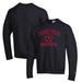 Men's Champion Black Texas Tech Red Raiders Soccer Icon Powerblend Pullover Sweatshirt