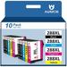 288 Ink Cartridges Replacement for Epson 288XL Ink Combo Pack to Use with XP-440 XP-330 XP-340 XP-430 XP-446 XP-434 Printer(Black Cyan Magenta Yellow) 10 Pack