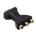 -Compatible to 3 RGB RCA Video Audio Adapters -Male to 3 RCA Video Audio Adapter Component Connector