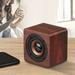 Big Holiday 50% Clear! Portable Bookshelf Retro Wooden Bluetooth Mini Speaker Subwoofer Stereo Card Built-in Lithium Battery Gifts