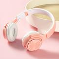 Big Holiday 50% Clear! Bluetooth Headset Headset Bluetooth 5.0 Foldable Gaming Wireless Headset Macaron Bass Call Headset Pink Gifts