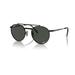 Ray-Ban Round II Titanium Sunglasses Black Frame Polar Dark Grey Lens Polarized 53 RB8237-3141K8-53