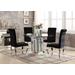 ACME Noralie Dining Table, Mirrored & Faux Diamonds - Acme 72140