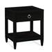 Birch Lane™ Deitrich 1 - Drawer Nightstand Wood/Wicker in Black/Brown | 28 H x 24 W x 22 D in | Wayfair 49F6838CD35C45528929CB4ADBCE8CA9