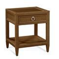 Birch Lane™ Deitrich 1 - Drawer Nightstand Wood/Wicker in Brown | 28 H x 24 W x 22 D in | Wayfair 27472580214D4FCB85C4AF9A3A29A08D