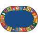 108 x 72 x 0.218 in Rug - Carpets for Kids All the Animals Seating Rug | 108 H x 72 W x 0.218 D in | Wayfair 72.83