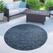 Blue/White 63 x 63 W in Indoor/Outdoor Area Rug - Sol 72 Outdoor™ Iyana Flatweave Blue Indoor/Outdoor Area Rug, | 63 H x 63 W in | Wayfair