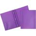 1Pcs Folder Stationery School Supplies A4 Size 3 Prongs 2 Pockets Binder Folder Plastic Pocket Folders with Prong File Folders with Pockets PURPLE