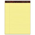 Gold Fibre Quality Writing Pads Wide/legal Rule 50 Canary-Yellow 8.5 X 11.75 Sheets Dozen | Bundle of 2 Dozen