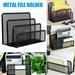 Mesh Letter Sorter Mail Document Tray Desk Office File Organiser Holder Multifunctional File Storage.