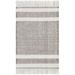 White 168 x 120 x 0.6 in Area Rug - Birch Lane™ Bretson Striped Handmade Flatweave Recycled P.E.T. Area Rug in Taupe/Beige Recycled P.E.T. | Wayfair